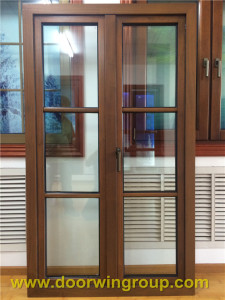 Solid Teak Wood Aluminum Window, Wooden Window Frame Design, Import Aluminium Wood Casement Window