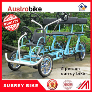 3 Speed 4 Wheel Two Person Surrey Bike for Family Hot Sale