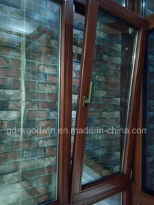 Top Quality Solid Wood Double Tempered Glass Window